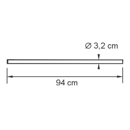 Rura przegrody niskiej 94 cm